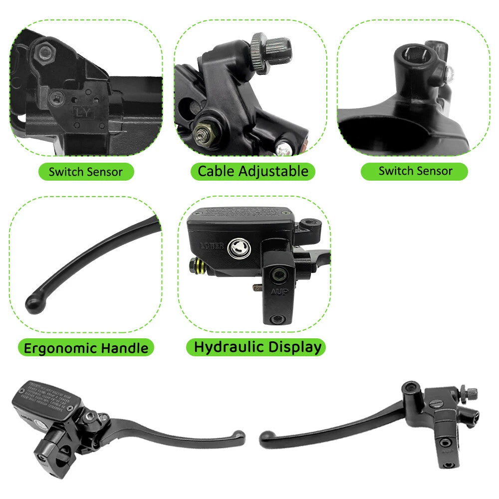 Brake Master Cylinder & Clutch Lever Set for Honda Shadow VLX 600 (1988-2007)