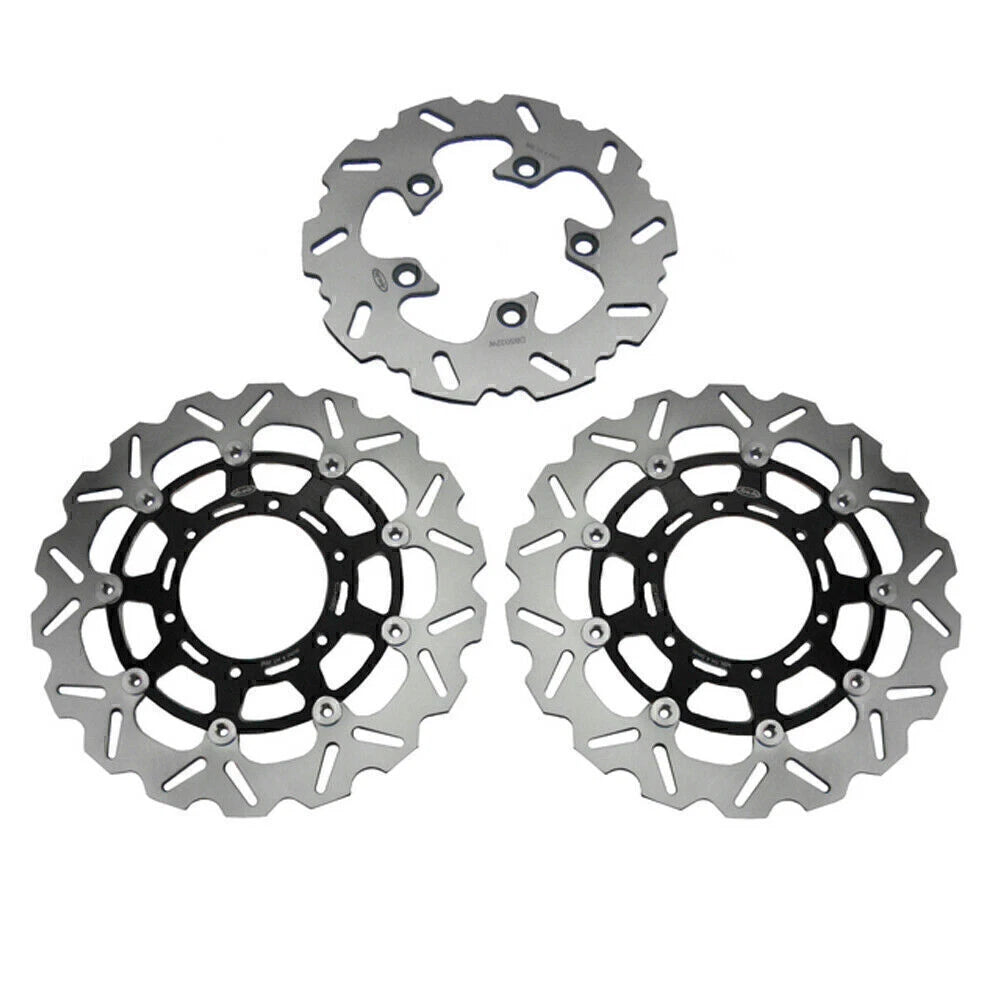 2 x Front Rear Brake Disc Rotors for Suzuki GSXR1000 GSXR600 GSXR750 (2009-2011)