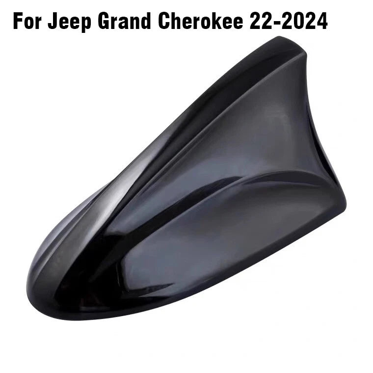 Black Roof Antenna Base Cover Trim for Jeep Grand Cherokee (2022–2024)