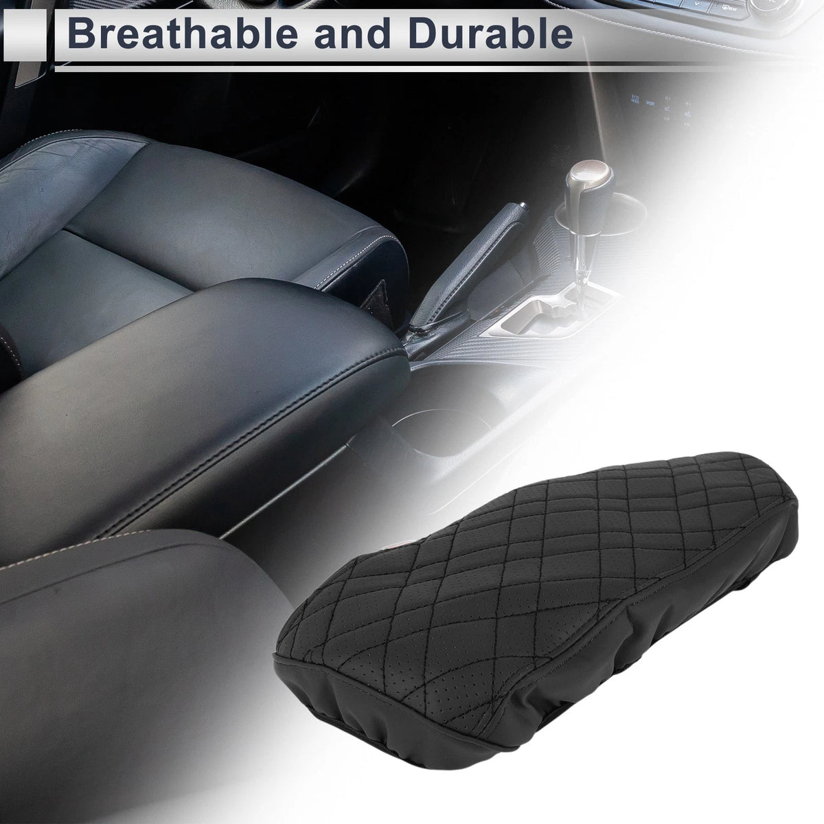 Car Center Console Cover for BMW i3 2022-2024 Black 1 x Piece