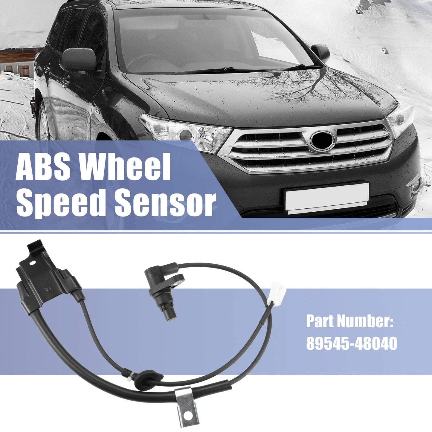 Rear Right ABS Wheel Speed Sensor for Toyota Highlander (2008-2014)
