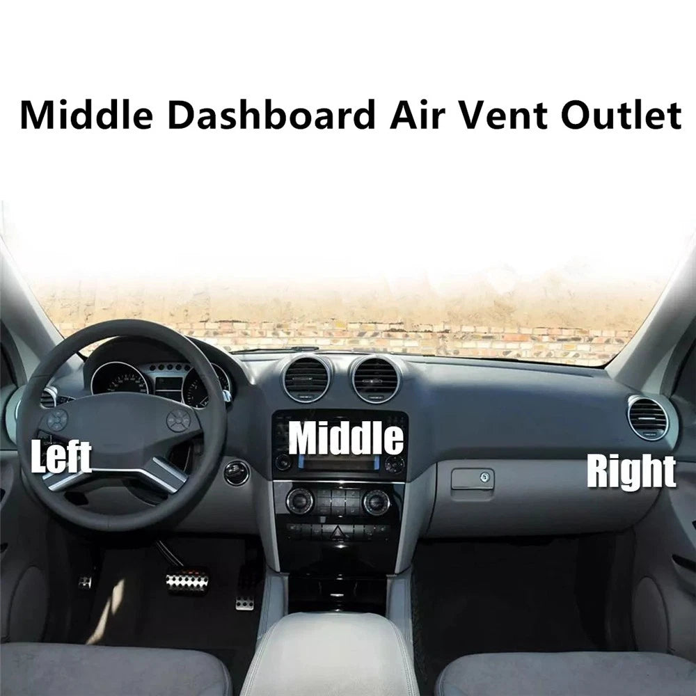 Brown Dashboard Air Vent Outlet Panel for Benz W164 ML350 GL350 ML63 AMG (2006-2012)