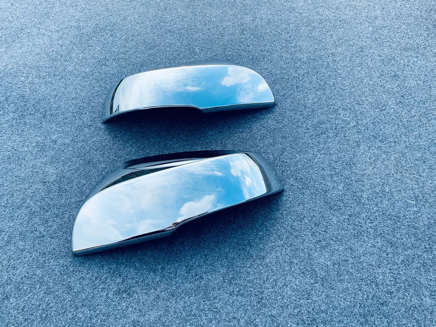 Chrome Side Rearview Mirror Cover Trim for Toyota Highlander 2020-2023 2 x PCS