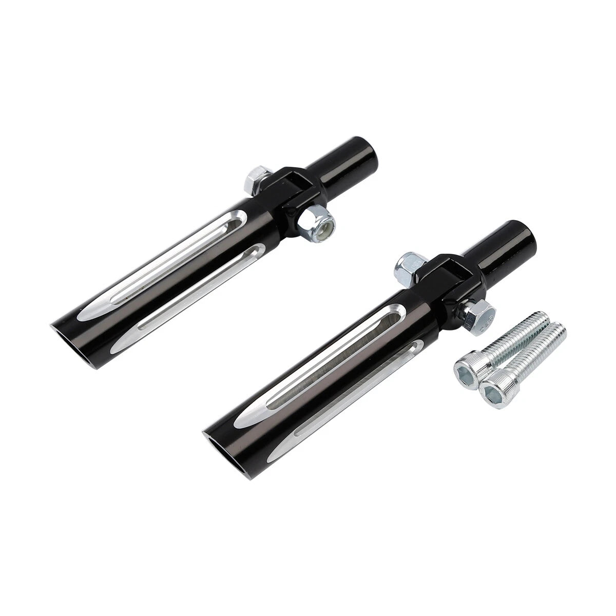 Passenger Footpegs Footrests for Harley Softail Fat Boy FLSTF (2000-2006)
