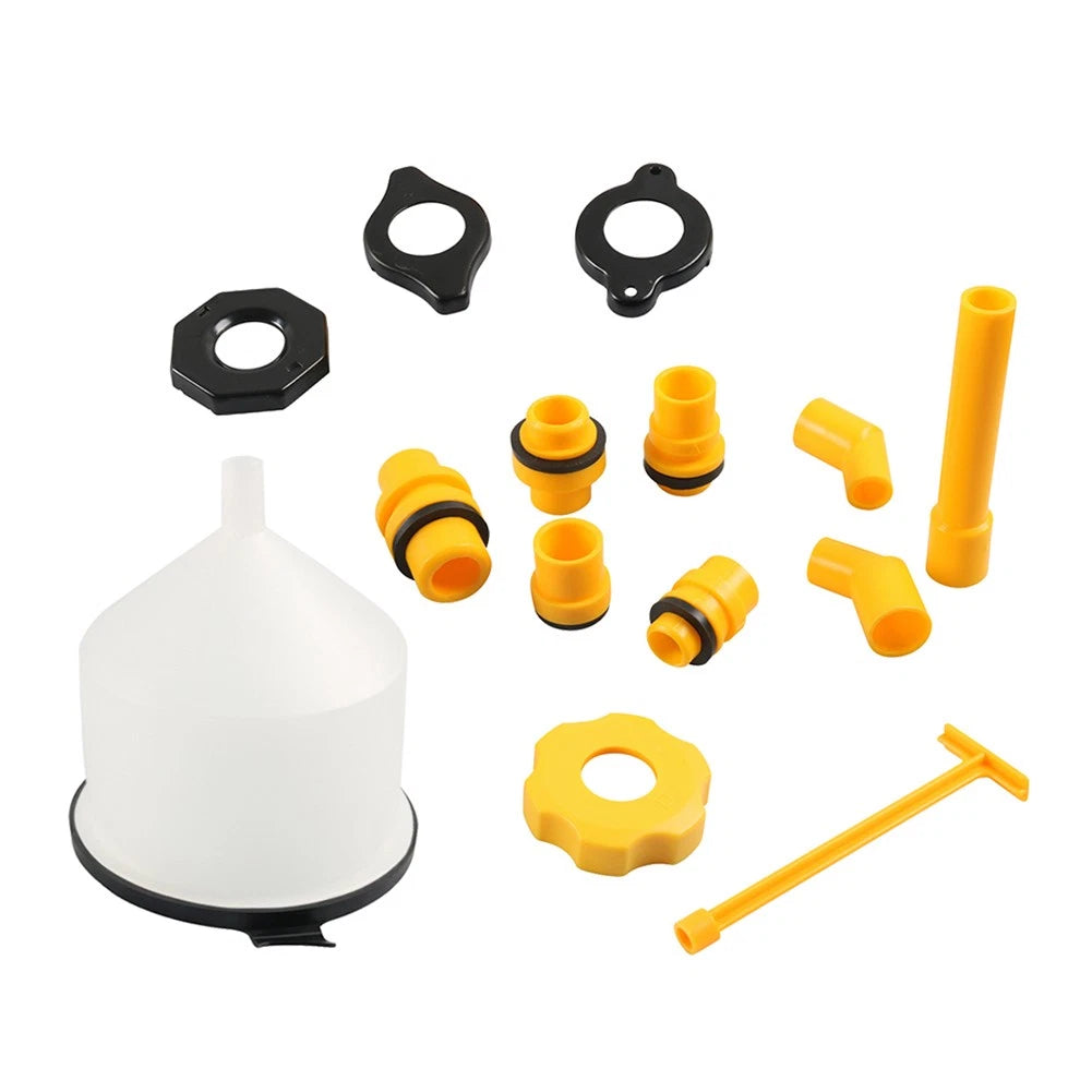Radiator Coolant Filling Funnel Kit for Auto Cooling System (Fits Most Vehicles)
