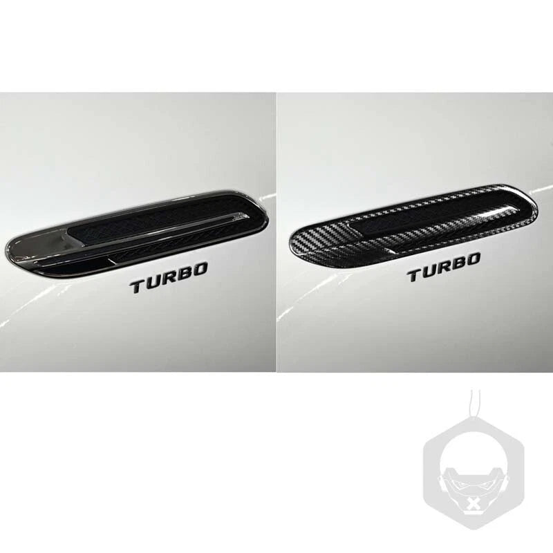 Real Carbon Fiber Side Bumper Fender Air Vent Trim For Benz AMG GT53 GT63 19-20
