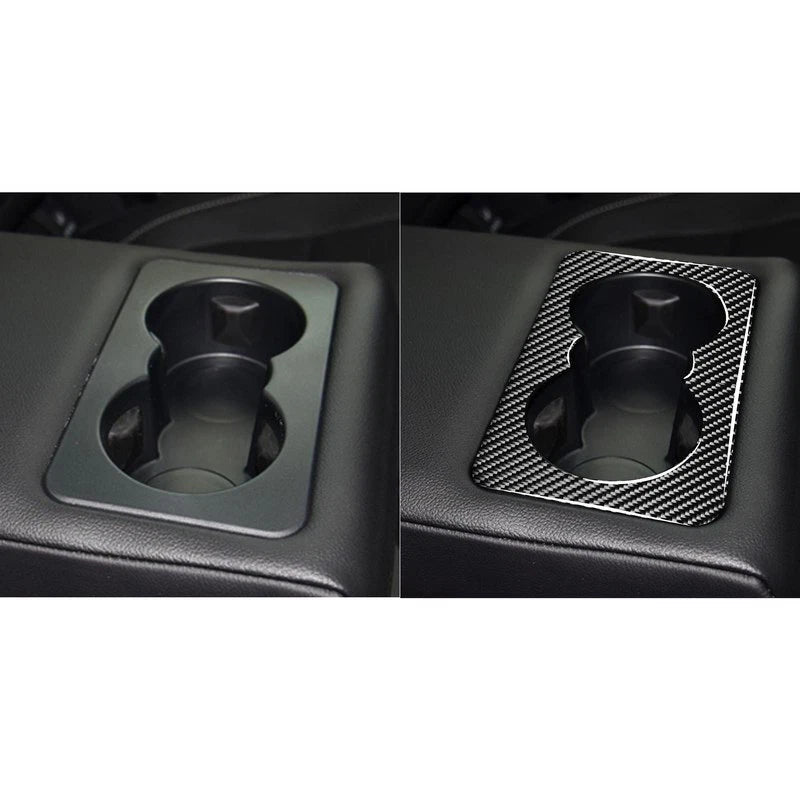 Soft Carbon Fiber Console Gear Shift Panel Cover Trim for Jaguar F-pace X761