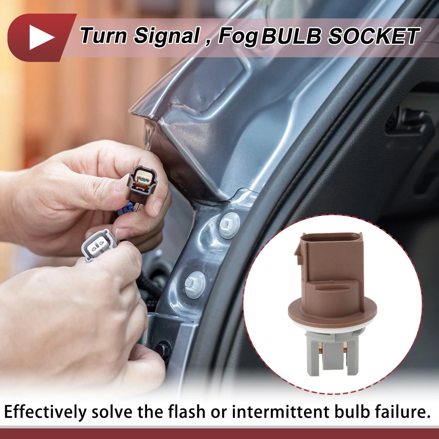 Turn Signal Light Socket for Ford