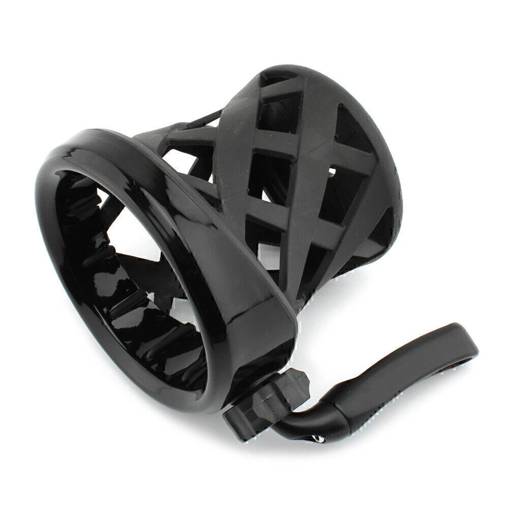 Black Cup Holder Drink w/Basket Mount for BMW R18 (2020-2023)