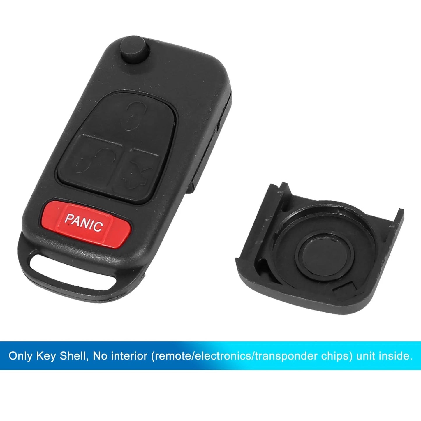 Key Shell Case for Mercedes-Benz 4 Button Key