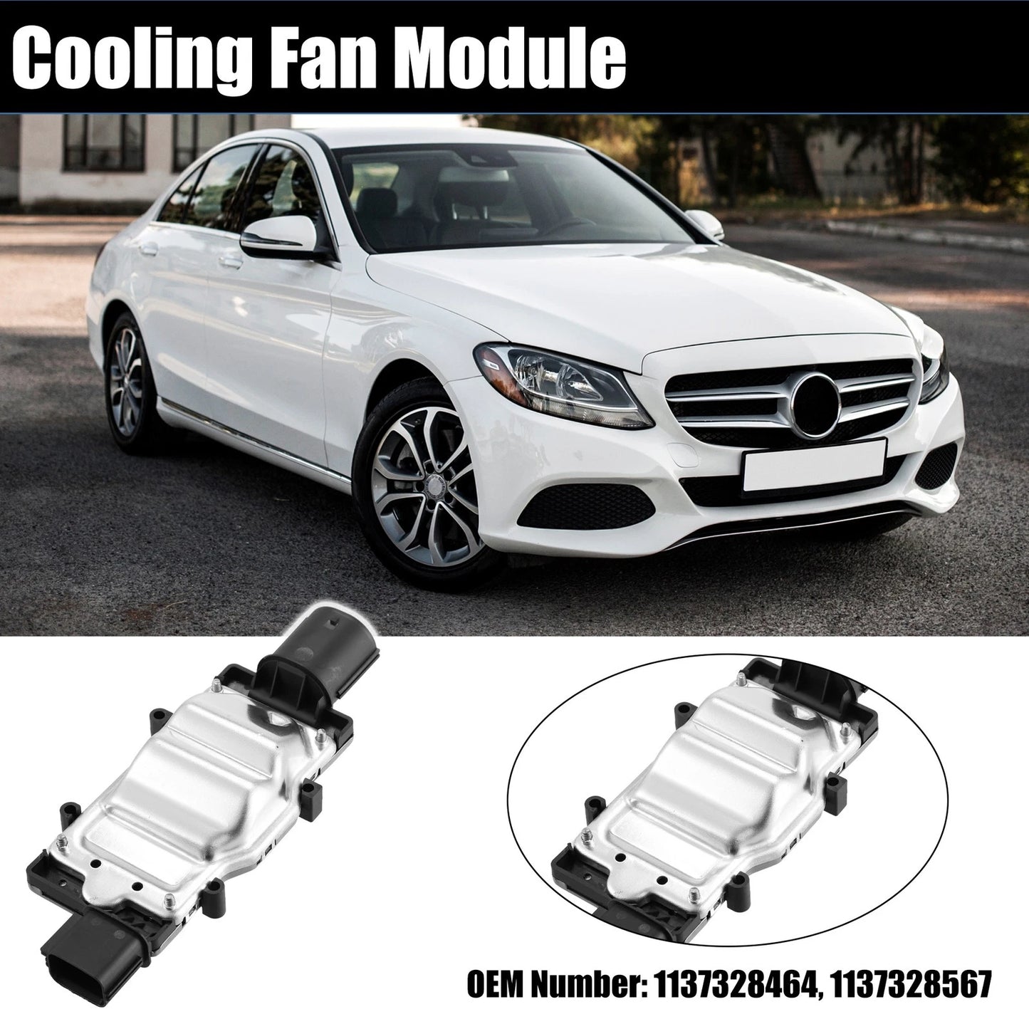 Cooling Fan Control Module for Ford Focus (2000-2018) - 1 x Unit