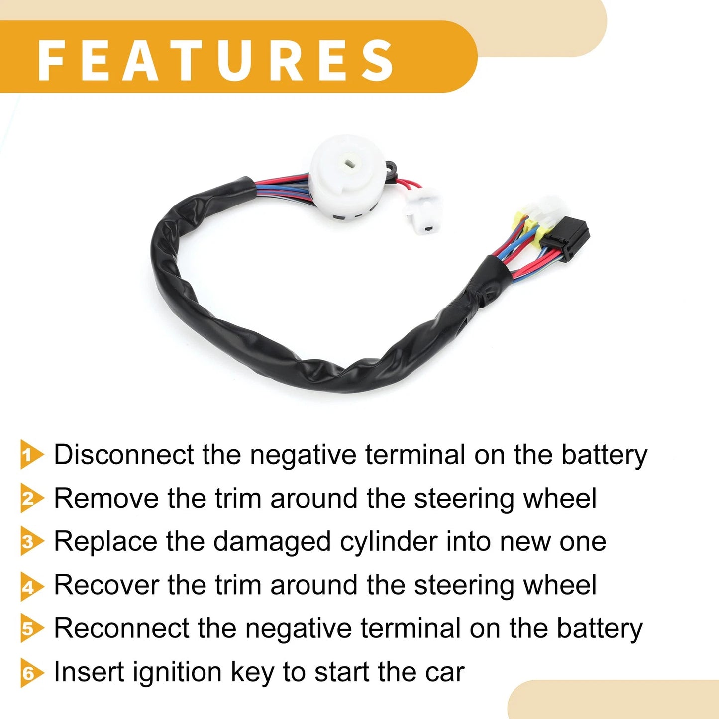 Ignition Starter Switch for ISUZU NPR (2004-2008)