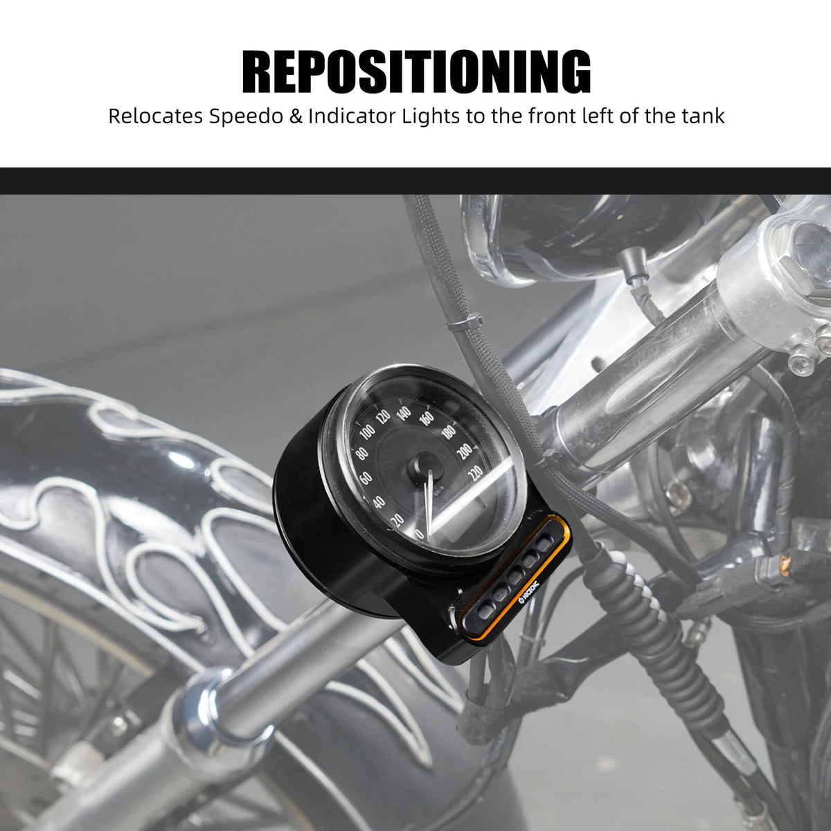 Speedometer Relocation Kit for Harley Sportster 1200 Low XL1200L (2008-2011)