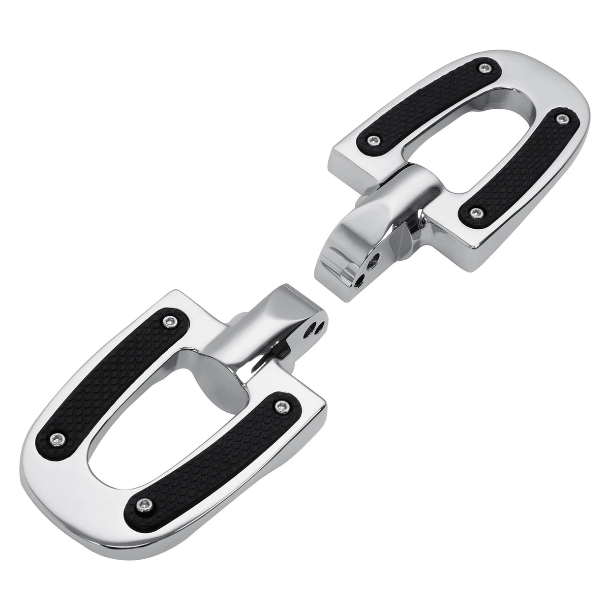 Chrome Passenger Footpeg Pegs for Harley Softail Fat Boy Low Rider (2018-2025)