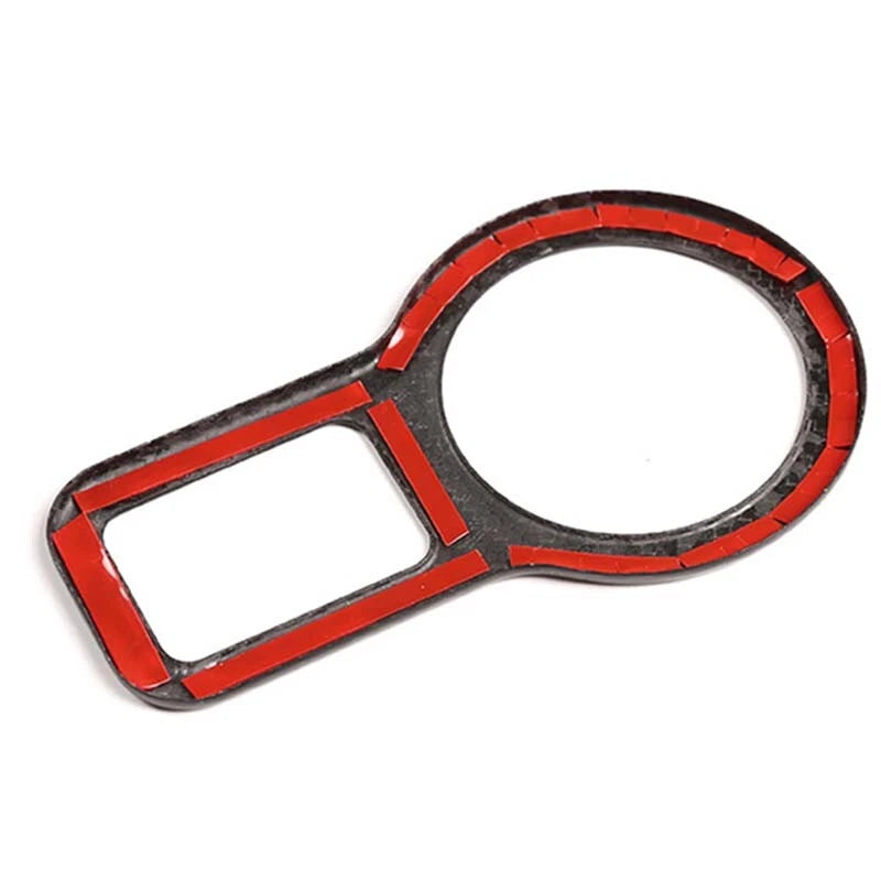 For Maserati Ghibli 13-21 Dry Carbon Fiber Headlight Switch Buttons Cover Trim