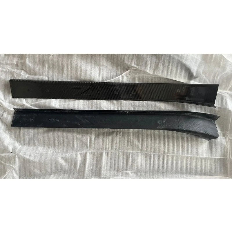 Real Carbon Fiber Door Sill Plate Strip Trim for Nissan 350Z Z33 2003-2008