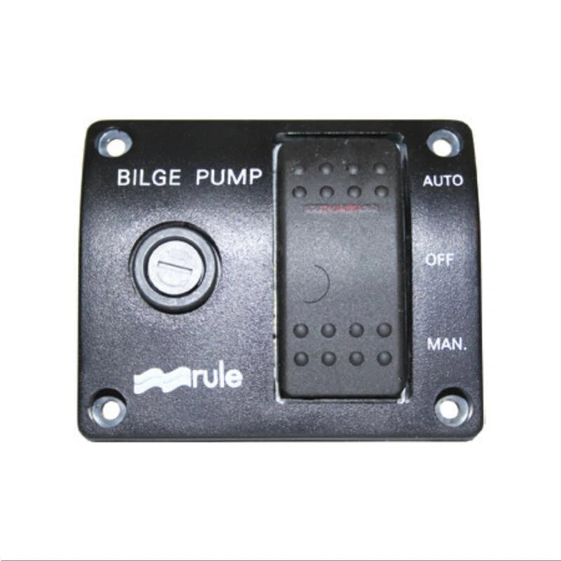 Bilge Pump 3-Way Rocker Switch Panel for 12V Systems, Manual/Auto