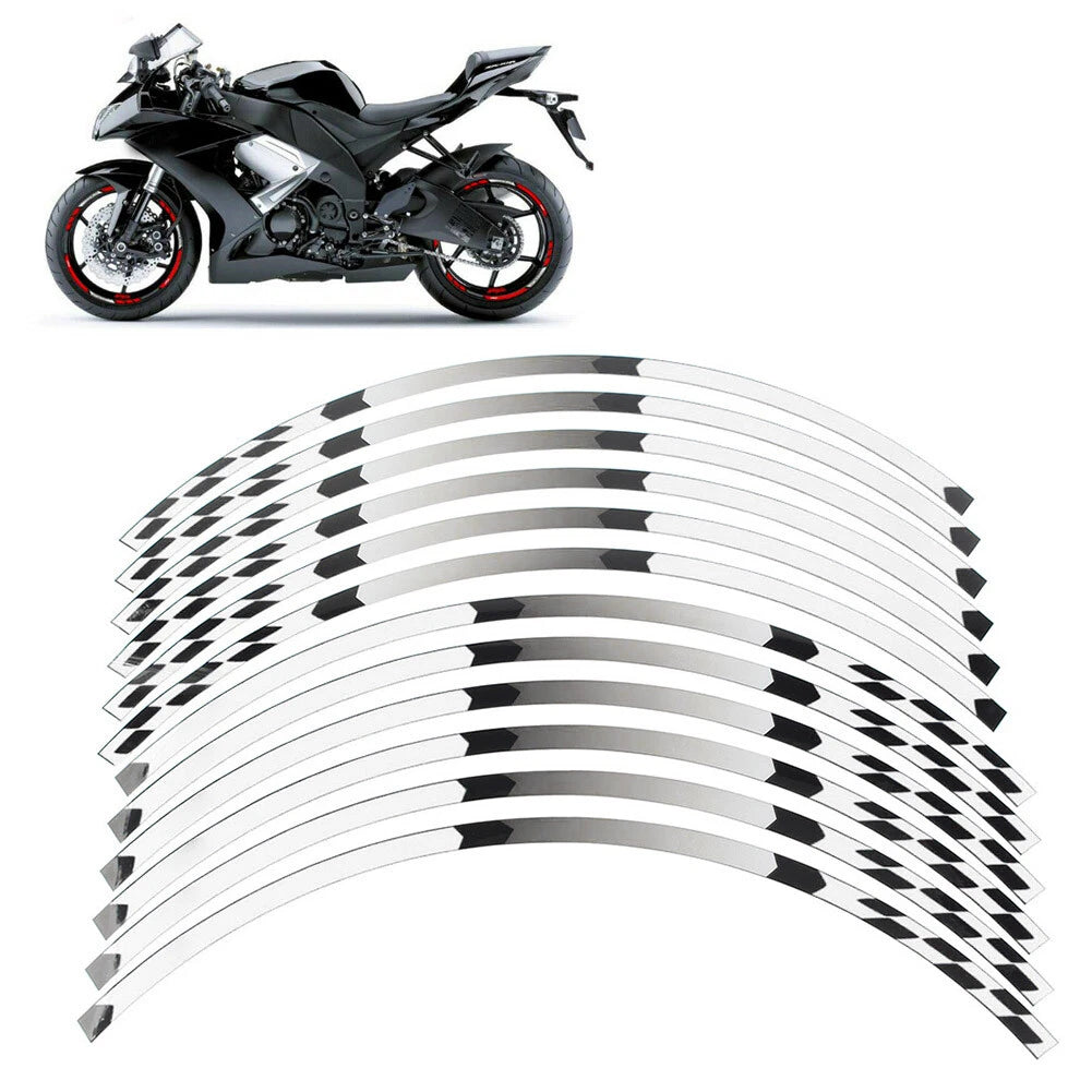 17" Rim Stripes Wheel Tape Decals for KAWASAKI NINJA 1000/R/SX 250/R 300
