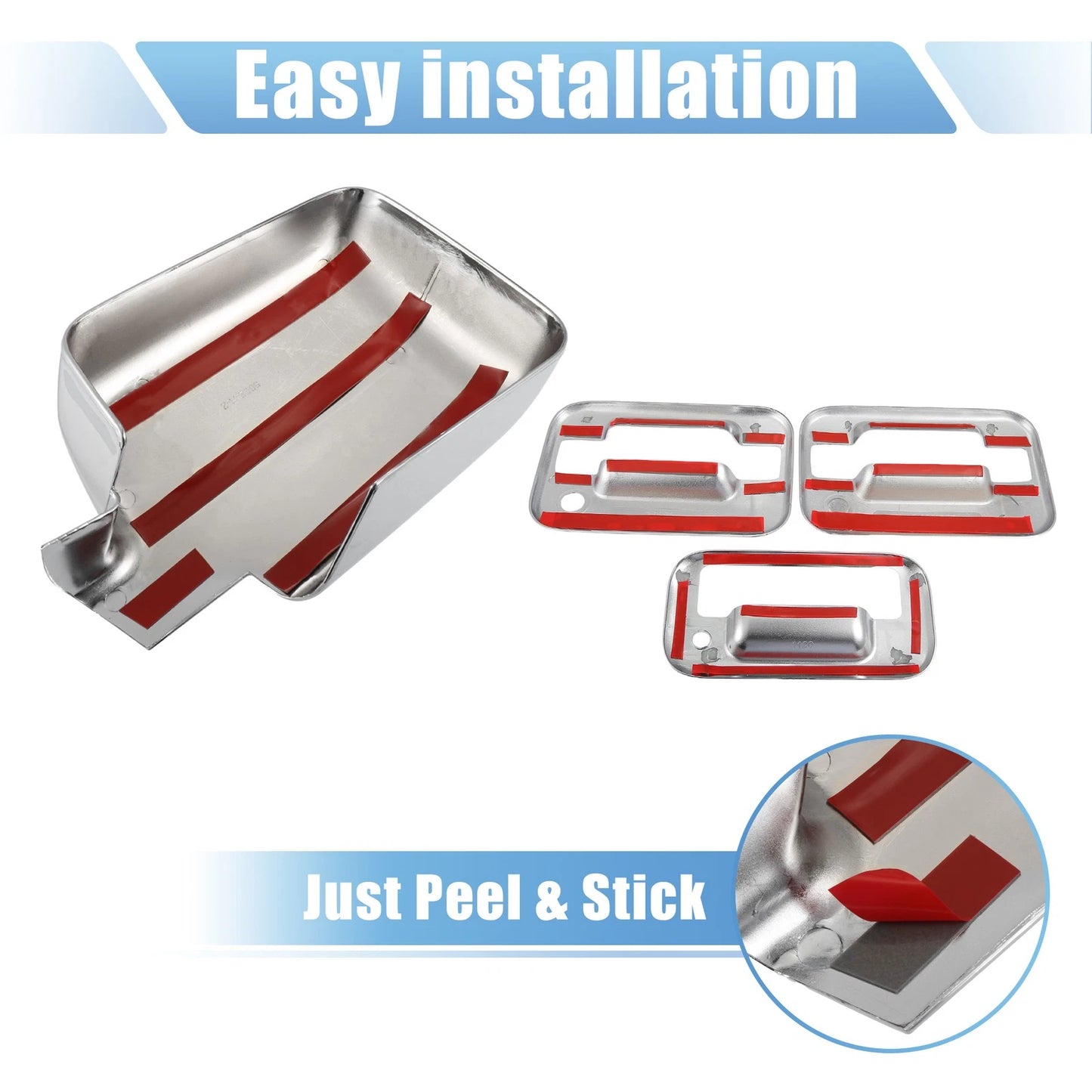 Chrome Mirror & Door Handle Covers for Ford F-150