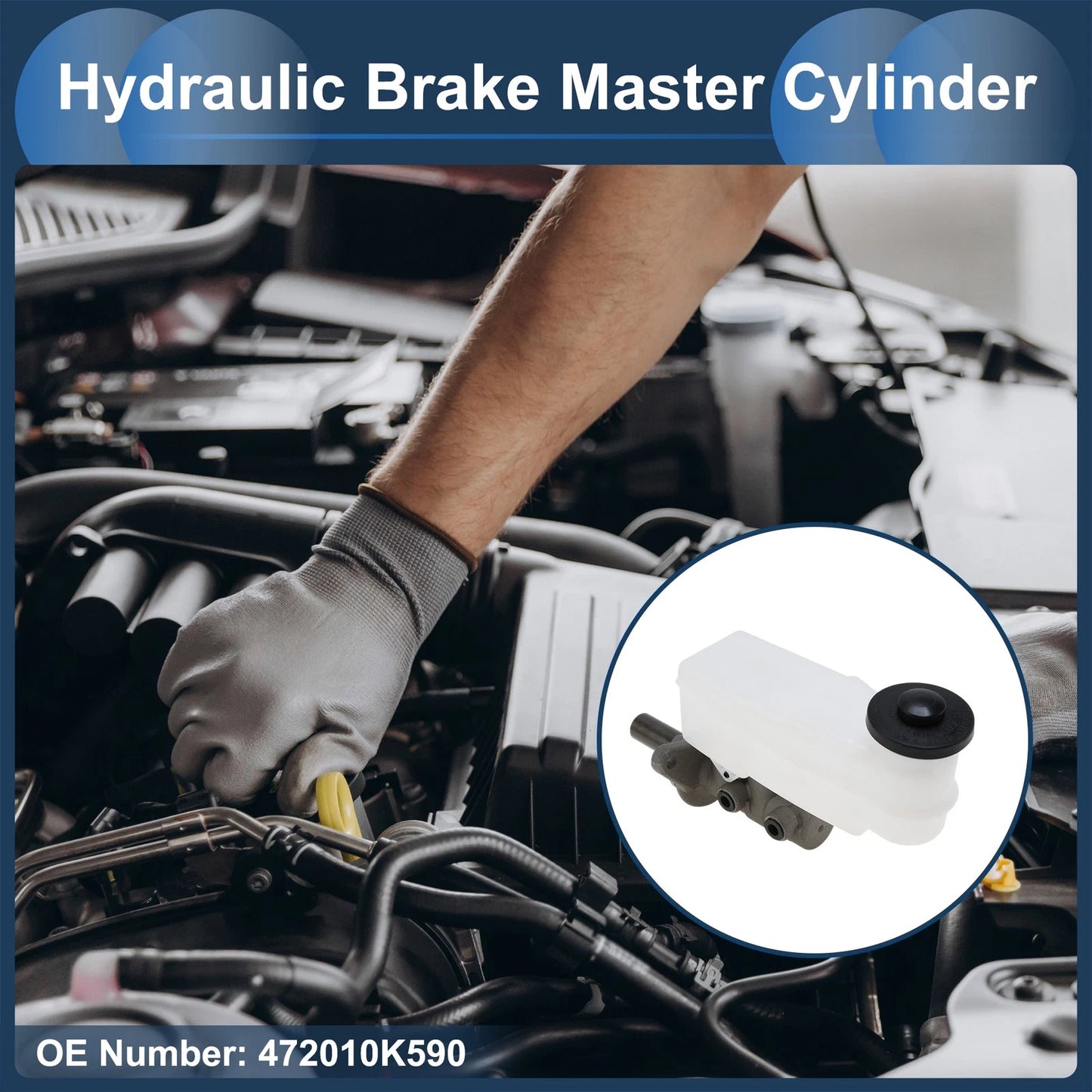 Brake Master Cylinder with Reservoir for Toyota Fortuner (2016-2018)