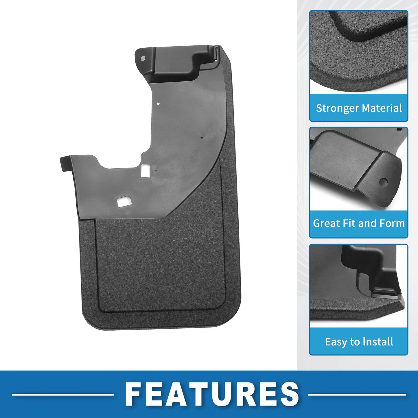 Rear Mud Flap Splash Guard for Ford Bronco (2021-2024)