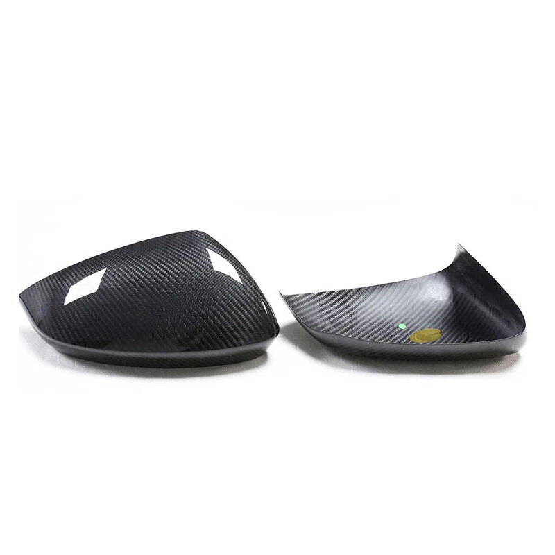 Carbon Fiber Side Mirror Cover Caps Trim fit For Audi A3 S3 RS3 2021 2022