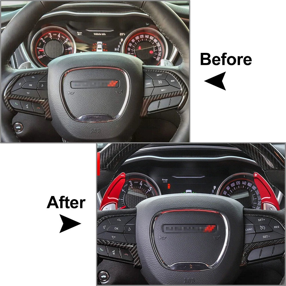 Dodge Challenger Cherokee Blue Steering Wheel Shift Paddle Shifter Extension