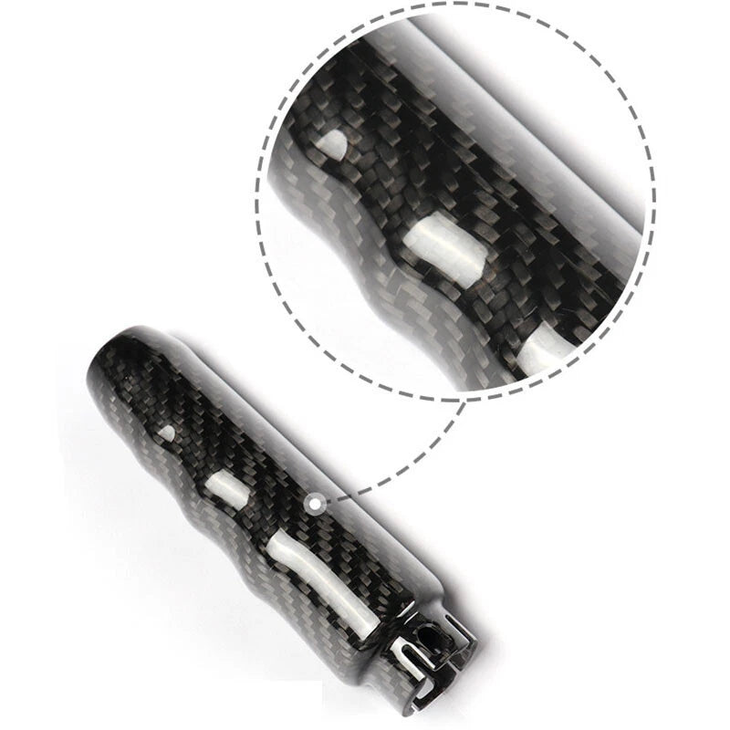 Real Carbon Fiber Park Brake Knob Cover fit For Mini Cooper Countryman F60 2016+