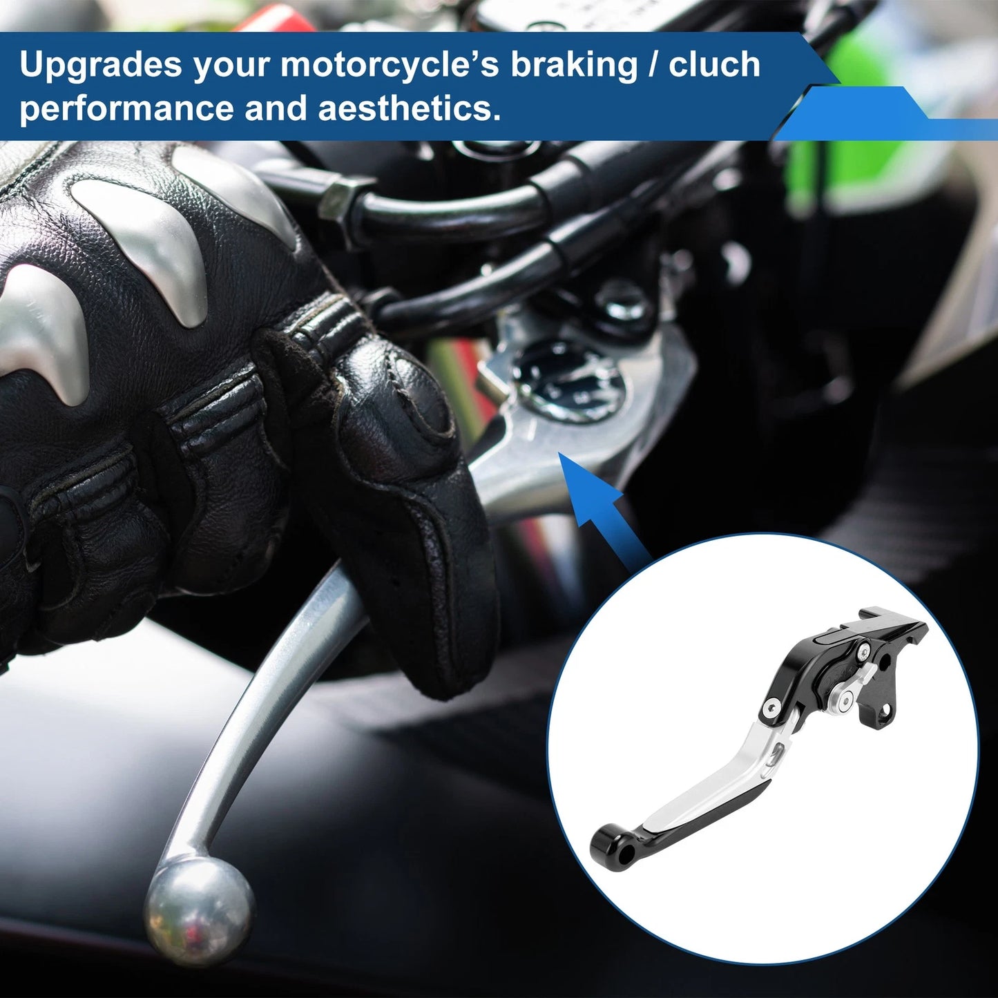 Brake Clutch Levers / Short Long for Kawasaki ZX7R/ZX7RR (1989–2003)