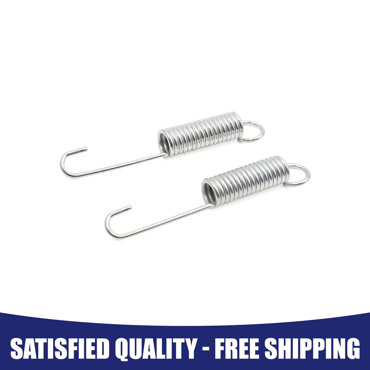 Metal Motorcycle Foot Kickstand Side Stand Spring Suit for CG125 - 2 x