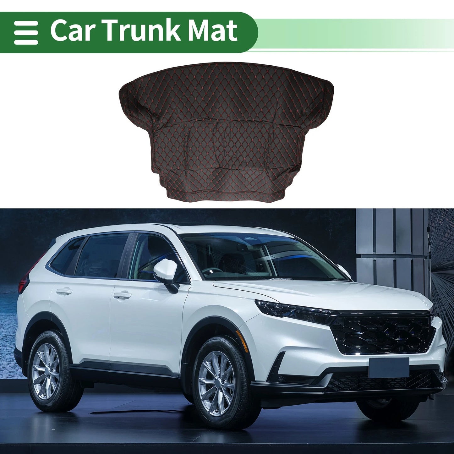 Heightened Edge Cargo Liner Trunk Mat for Honda CR-V (2012-2016) Black XPE