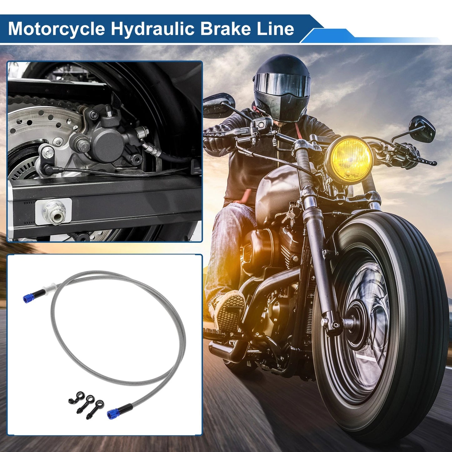 Brake Clutch Oil Hose Line / 140cm for Motorcycles