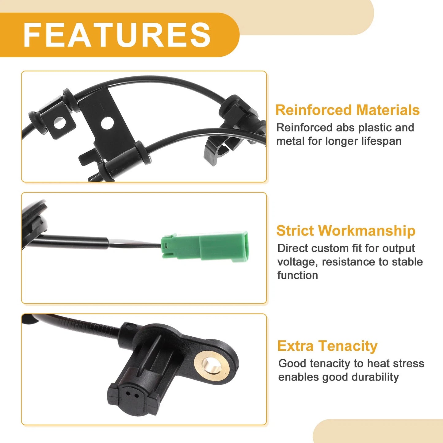 ABS Wheel Speed Sensor for Ford Escape Rear Left (2001-2007)