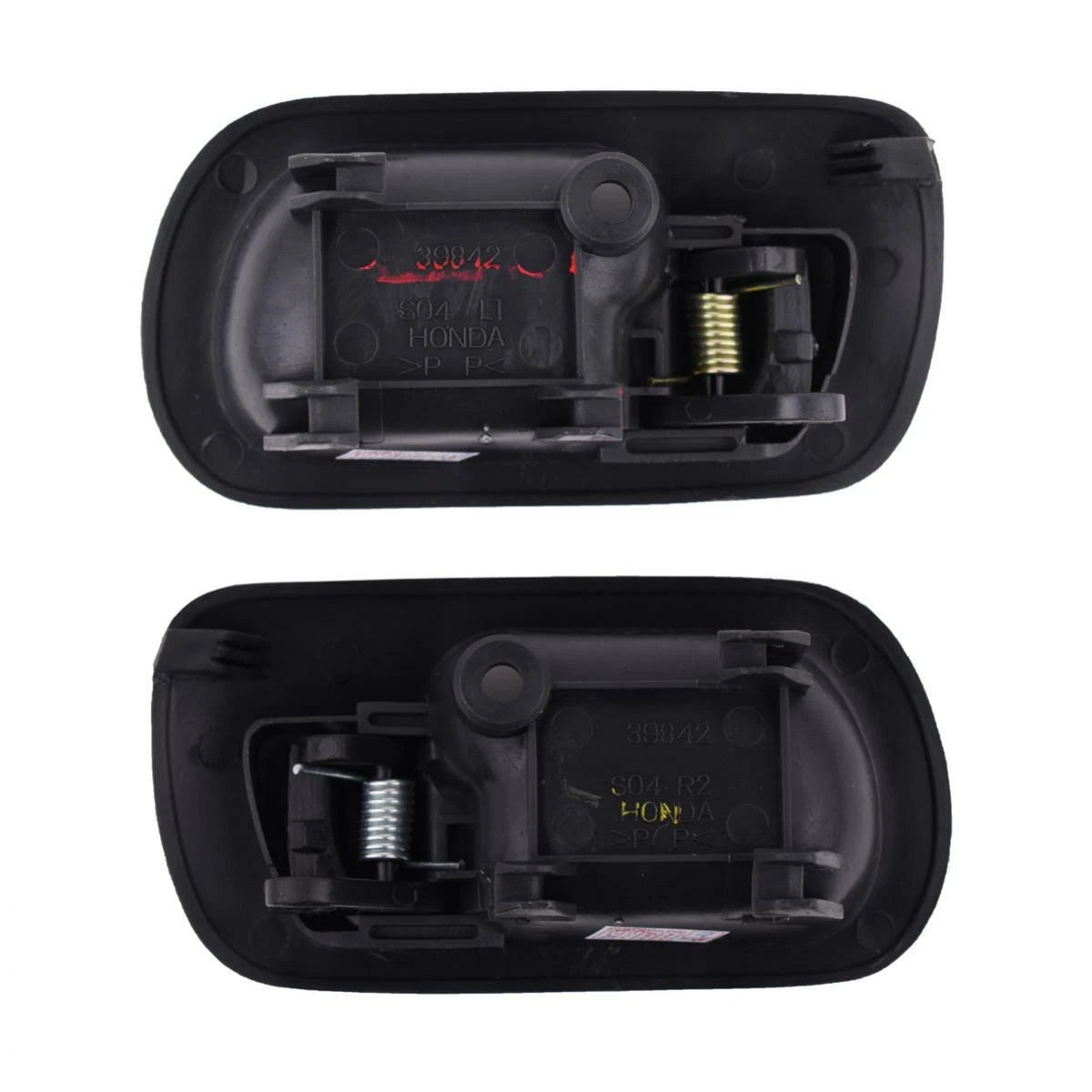 Pair Interior Door Handles Inner Grab Black Fits Honda Civic EK EM SED 96-00 D11