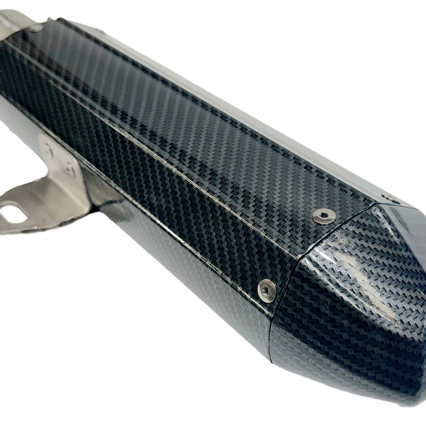 Carbon Fibre Look Exhaust Muffler for 200cc 250cc 300cc PIT Trail Dirt Bike