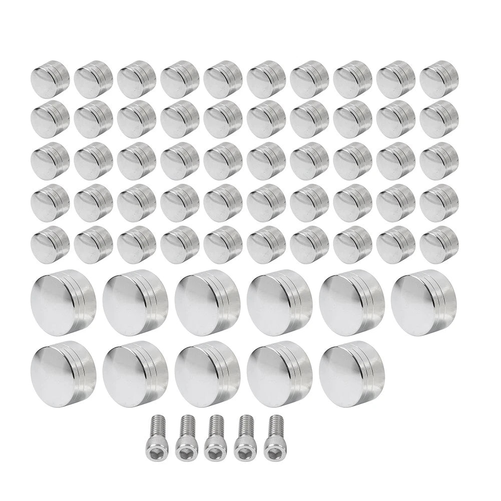 61X Engine Topper Bolt Cap for Harley Twin Cam Softail Fat Boy (2007-2017)