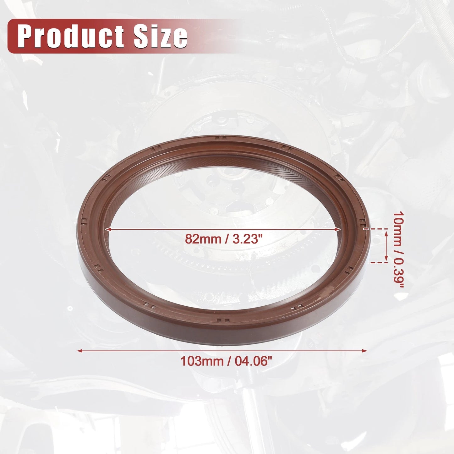 2 x Car Oil Pump Crankshaft Seals for Toyota Camry (1983-2002)