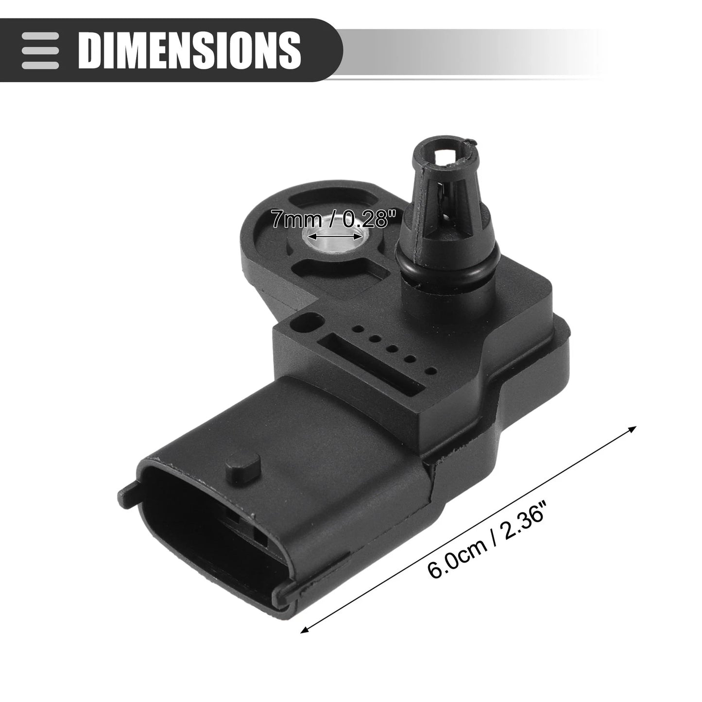 Manifold Air Pressure Sensor for Kamaz Volvo (No. 874241/20524936)