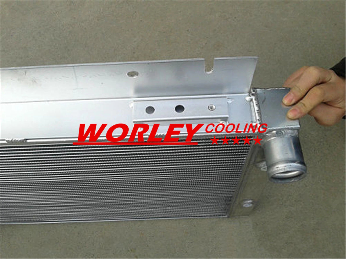 44mm Aluminum Radiator for Ford Galaxie 500 XL L6 V8 1960-1963