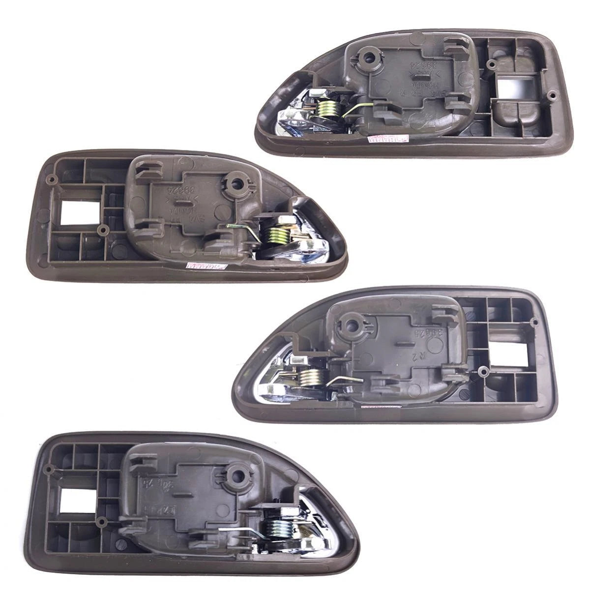Interior Inner Door Handle Brown Set 4 Fits Honda Accord CD 4D Sedan 1994-97 D06