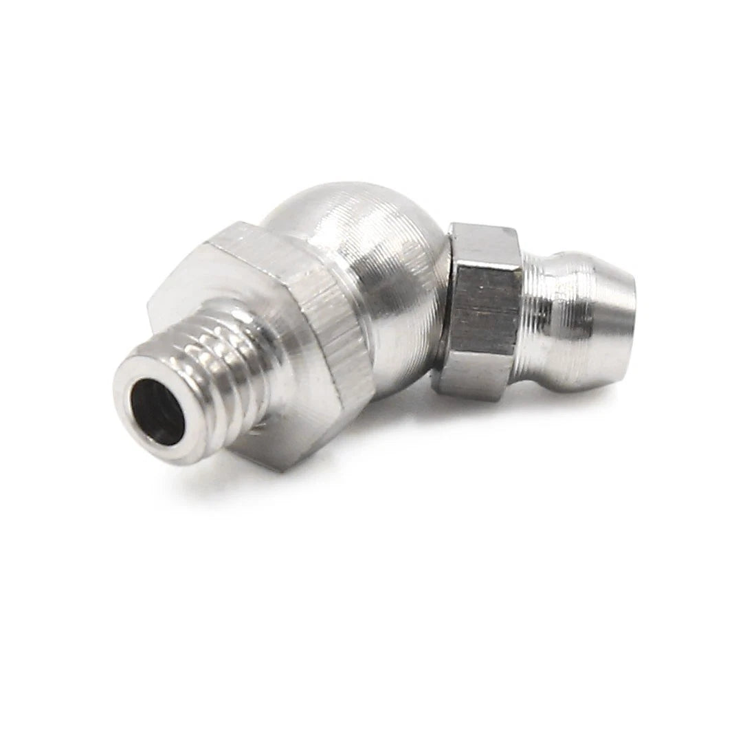 2 x M6 x 1 Stainless Steel Grease Nipple Fitting for Motorcycle Car
