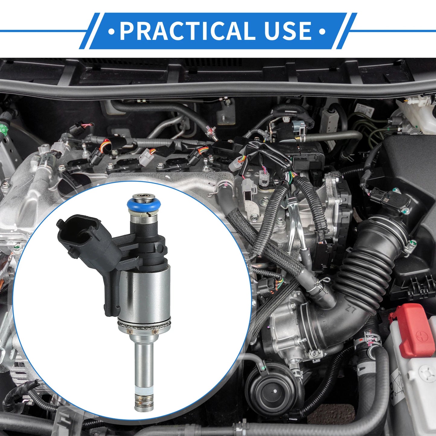 Fuel Injector 1 x No.13537591623 for PEUGEOT 508 1.6 THP (2010-2018)