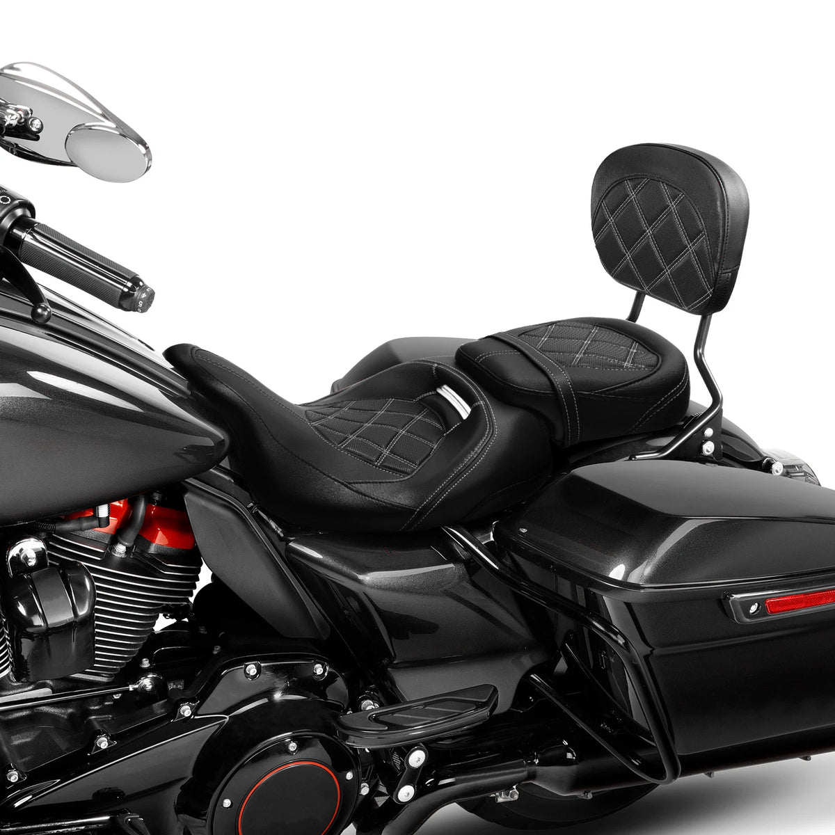 Sissy Bar Backrest for Harley Touring CVO Road Street Glide (2014-2023)