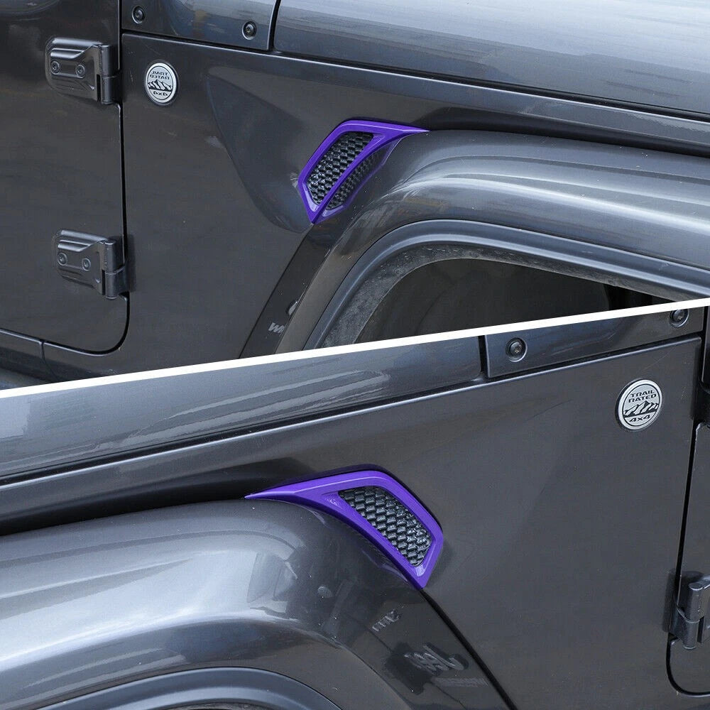 Fender Air Outlet Vent Trim for Jeep Wrangler JL JT (2018-2023)