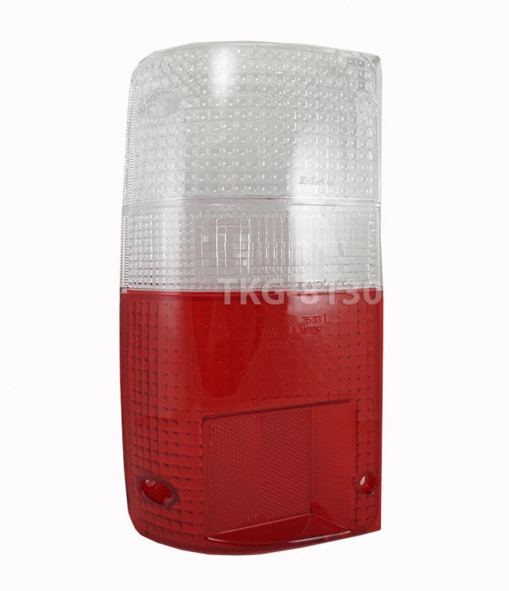 LH Rear Tail Light Lens for Toyota Hilux MK3 (1989-1997) Clear/Red
