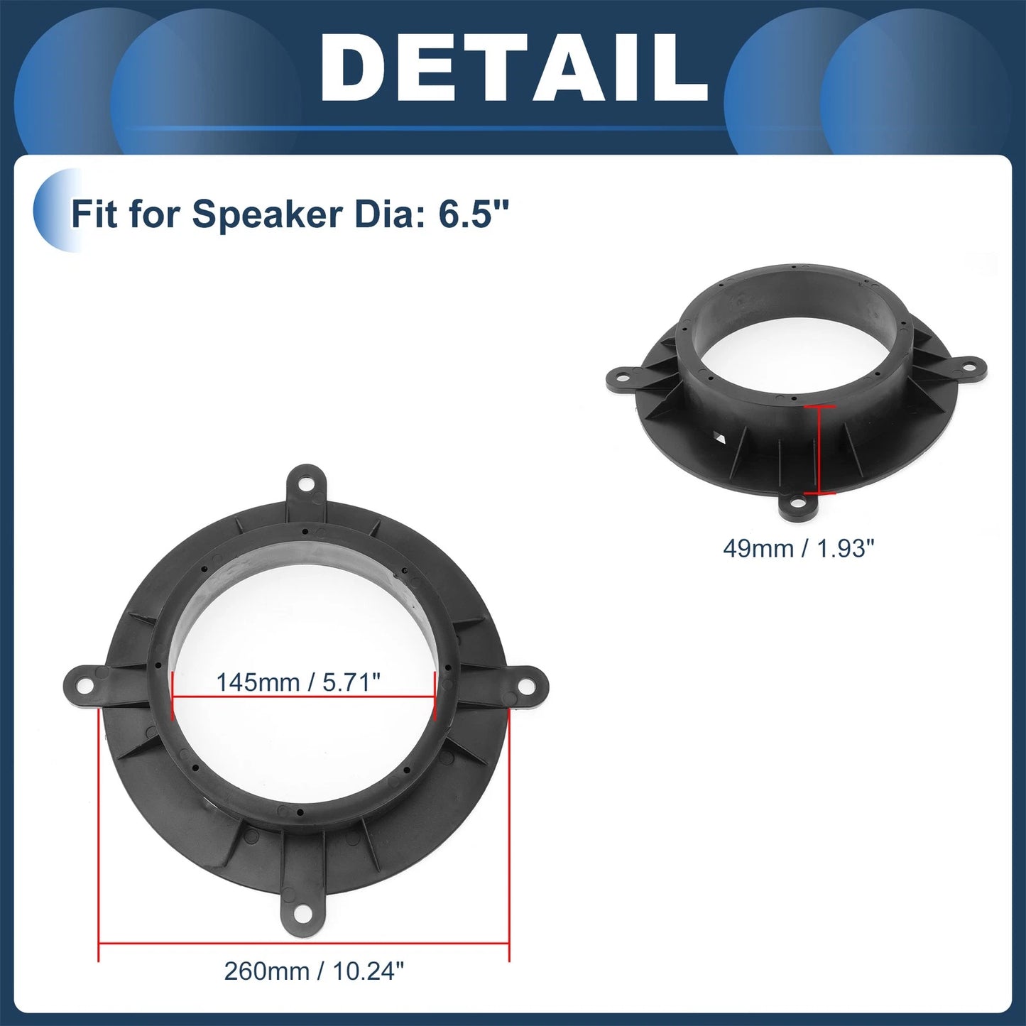 Tweeter Speaker Spacer Adaptor for Mazda CX-5 (2012-2023)