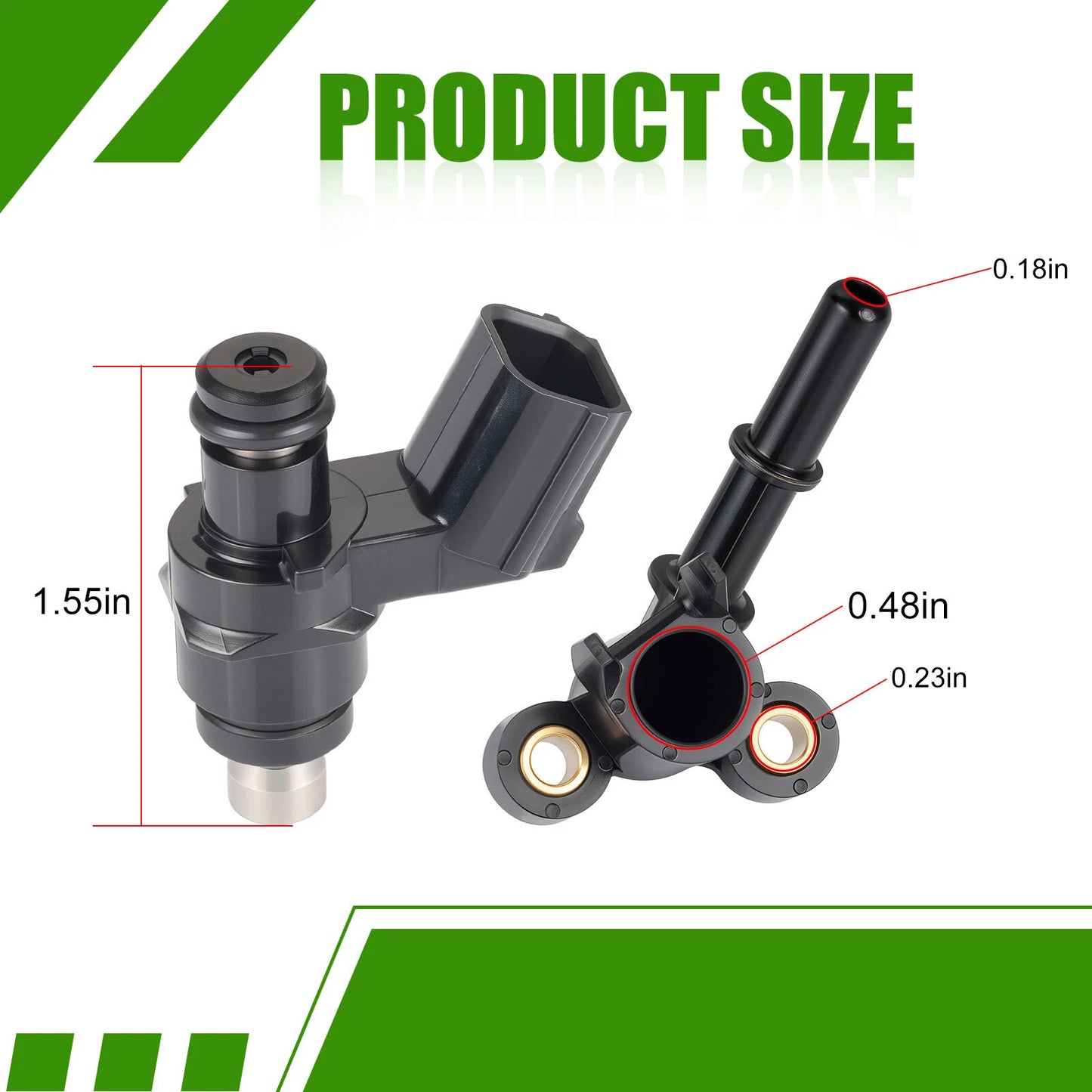 Fuel Injector & Joint Cap for Honda Rancher 420 TRX420 (2014–2021)