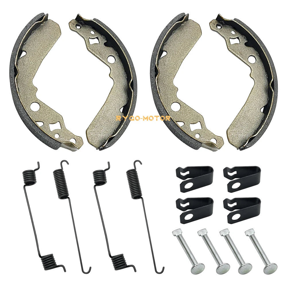 2 x Front & Rear Brake Wheel Cylinders w/Shoes for Kawasaki Mule 500 520 550