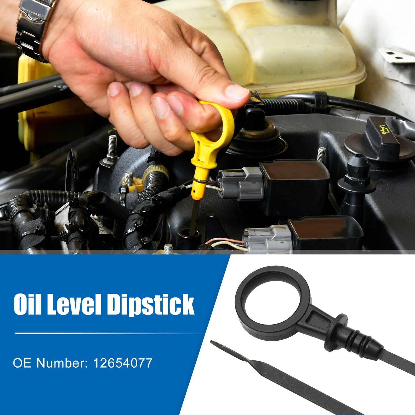 1 Pcs Engine Oil Fluid Level Dipstick for Buick Envision Base (2016–2023)