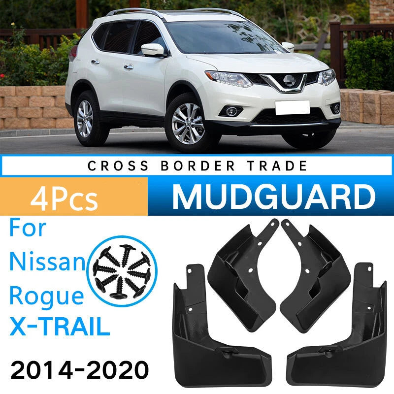 Mud Flaps Splash Guard Mudguard 4x for Nissan X-Trail Rogue (2014–2020)